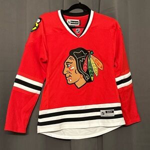 Reebok Red Hockey Jersey Top for Sports Fans